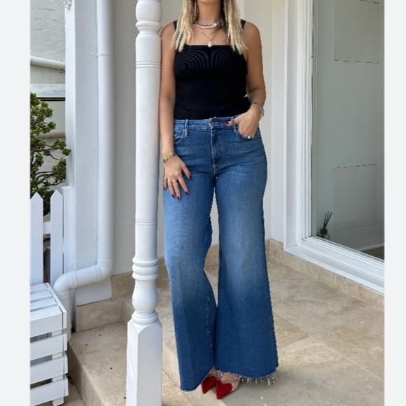 MOTHER The Roller Fray In Work Hard Play Hard 31 NWT - Picture 4 of 8